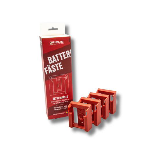Milwaukee M18 Battery Mounts – 4 pcs
