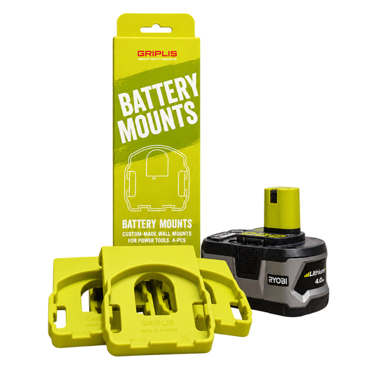 Ryobi 18V Batteriholder – 4 stk.