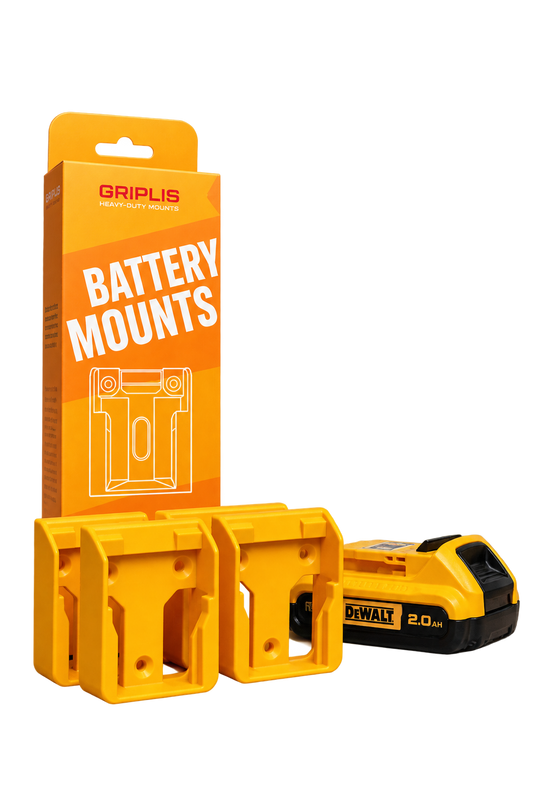DeWALT 18V Battery Mounts – 4 pcs