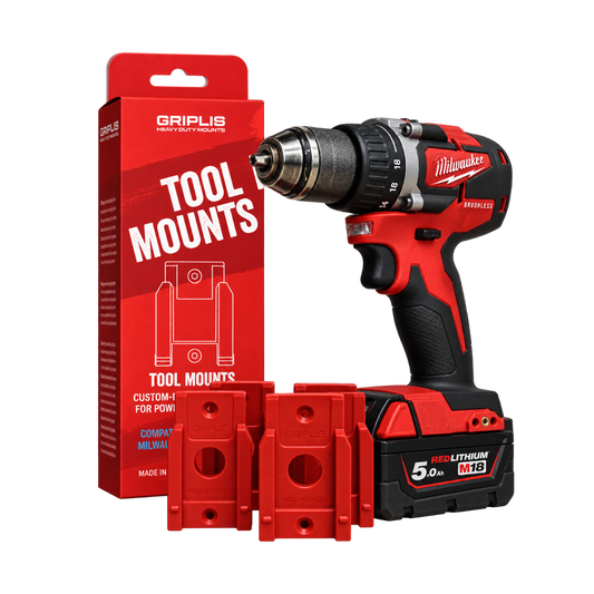 Milwaukee M18 verktøyfester – 4 stk